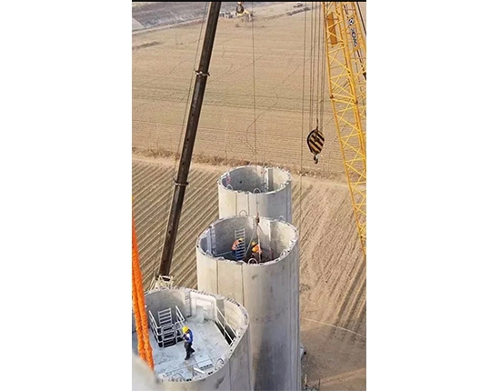 錦州混凝土風(fēng)電塔筒